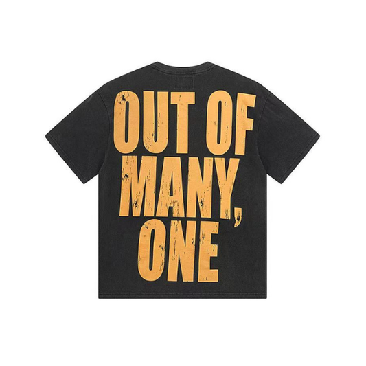 Majica z napisom "Apokaliptični vrt" z napisom Godspeed