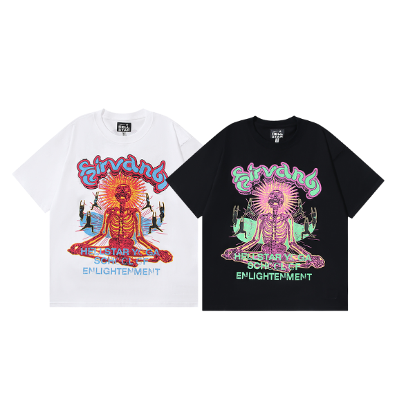 Majica Hellstar Inner Peace Nirvana Skeleton 