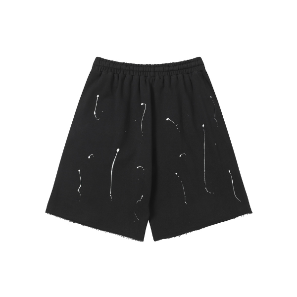 Chrome Hearts Ink-Splashed Shorts