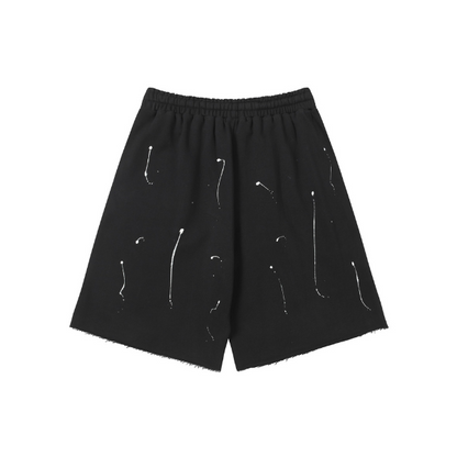 Chrome Hearts Ink-Splashed Shorts