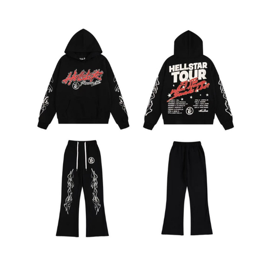 Hellstar Tour hoodie and sweatpant set