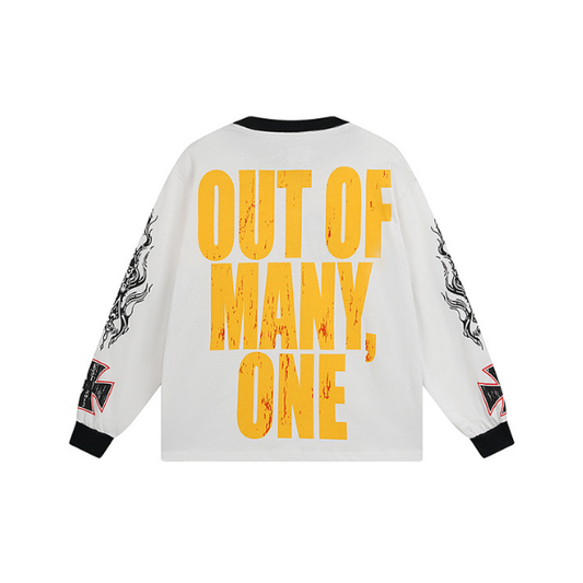 Majica z dolgimi rokavi Godspeed "Rider" z grafiko